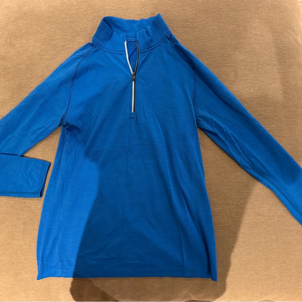 Lululemon Blue Quarter-Zip Pullover
